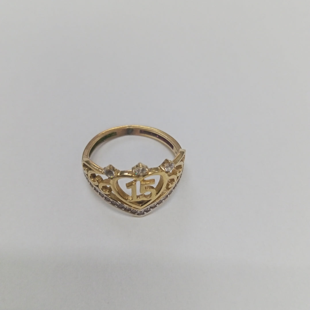 ANILLO ORO 10 K 1.8 GRMS (SEMINUEVO)