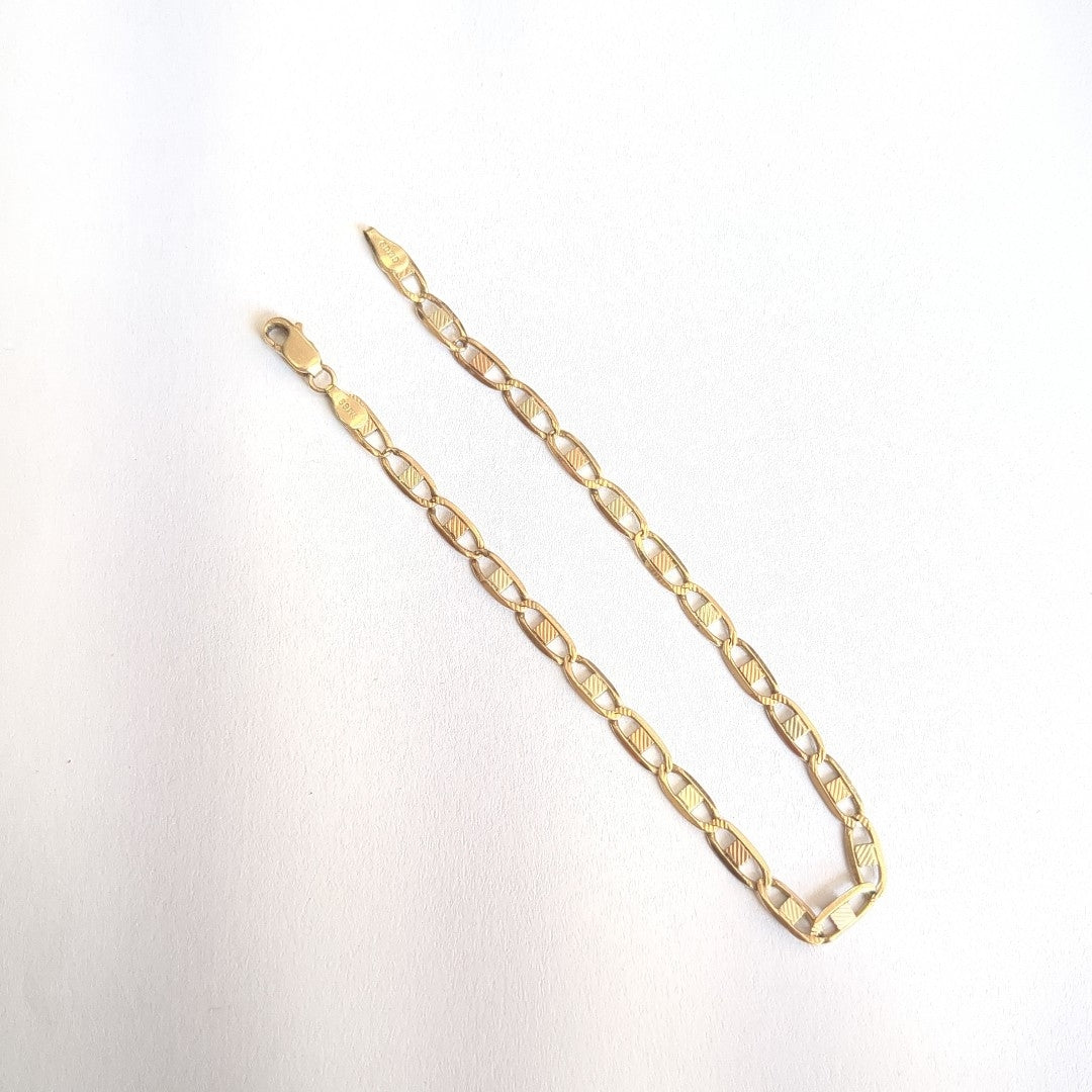 PULSERA ORO COMBINADO 10 K 2,80 GRMS (SEMINUEVO)