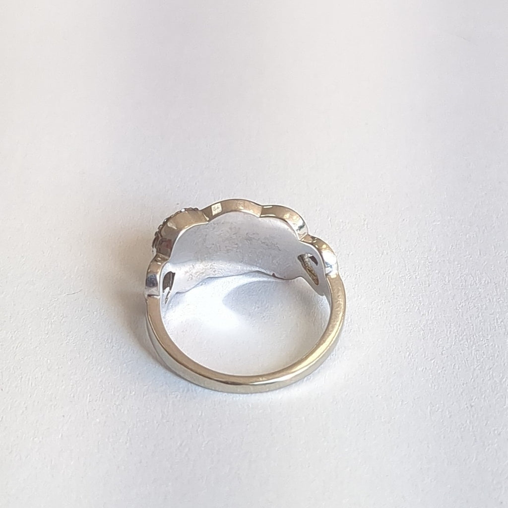 ANILLITO ORO BLANCO 14 K 6,80 GRMS (SEMINUEVO)
