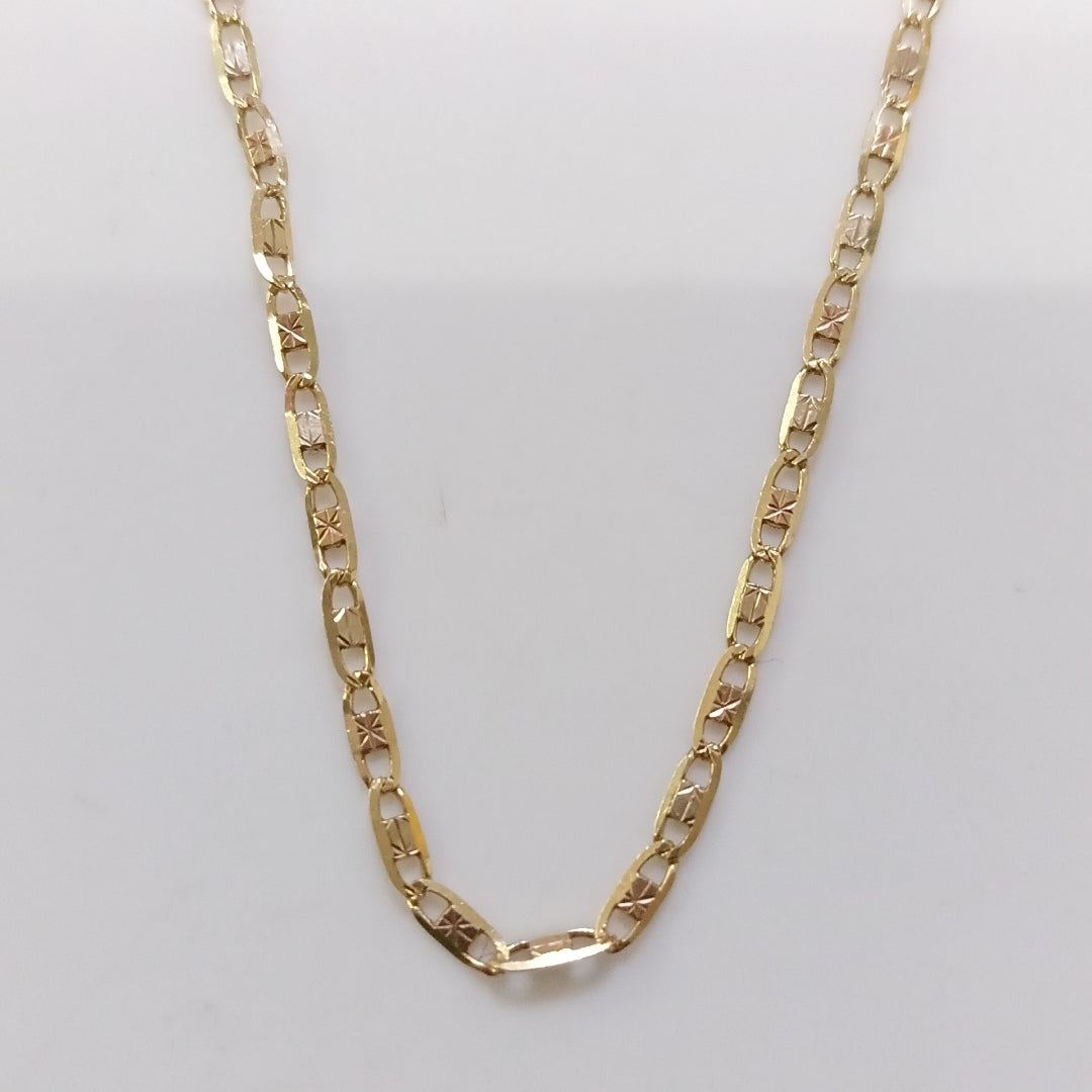 CADENA ORO COMBINADO 10 K 2,00 GRMS (SEMINUEVO)