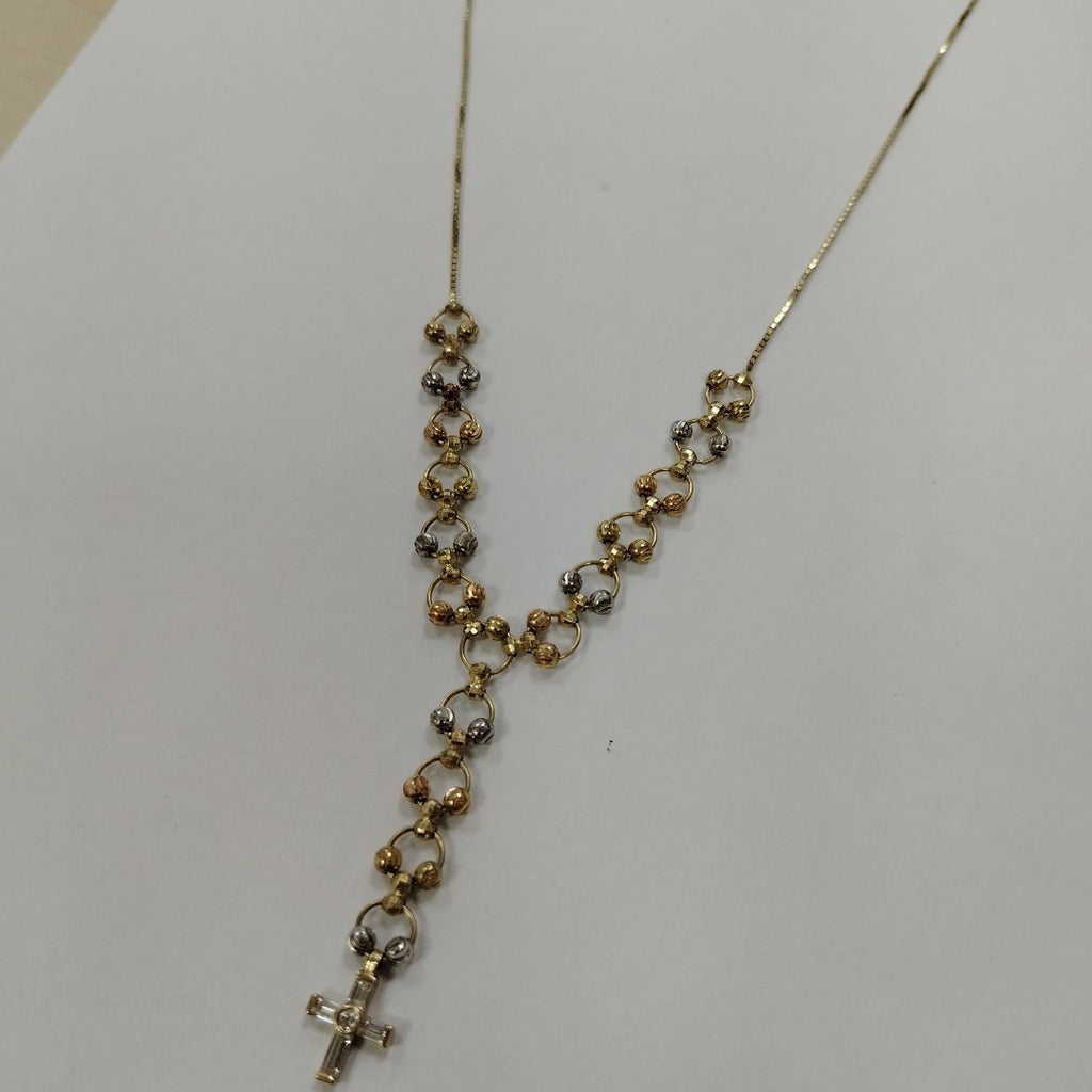GARGANTILLA ORO,ORO COMBINADO 14 K 8,50 GRMS (SEMINUEVO)