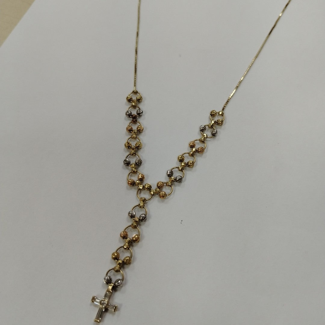 GARGANTILLA ORO,ORO COMBINADO 14 K 8,50 GRMS (SEMINUEVO)