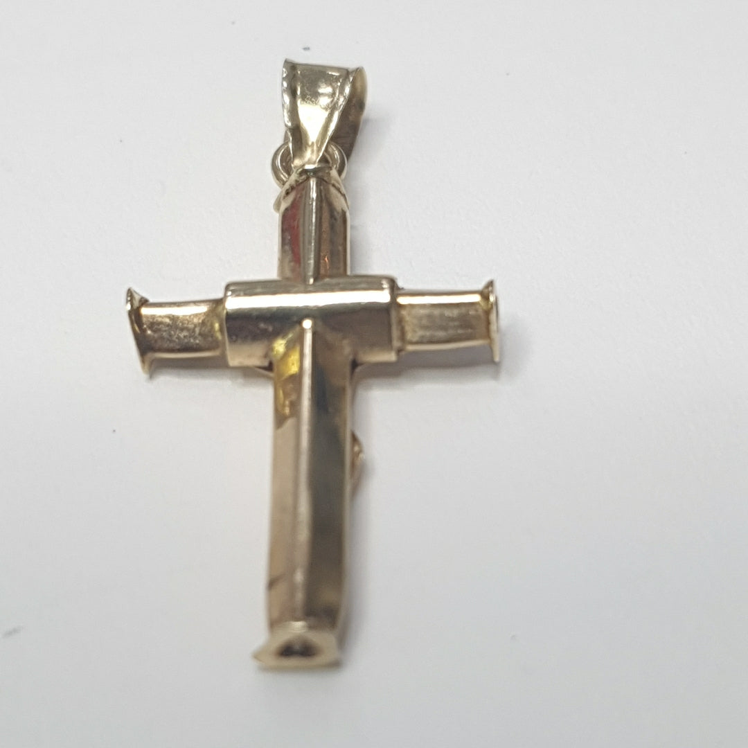 CRUCIFIJO ORO 10 K 1.2 GRMS (SEMINUEVO)