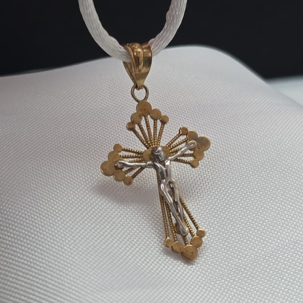 CRUCIFIJO ORO 14 K 1,60 GRMS (SEMINUEVO)