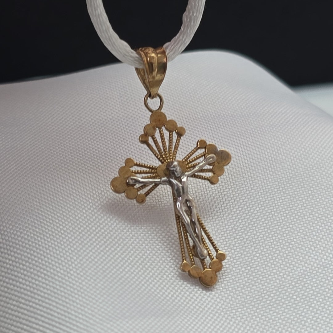 CRUCIFIJO ORO 14 K 1,60 GRMS (SEMINUEVO)