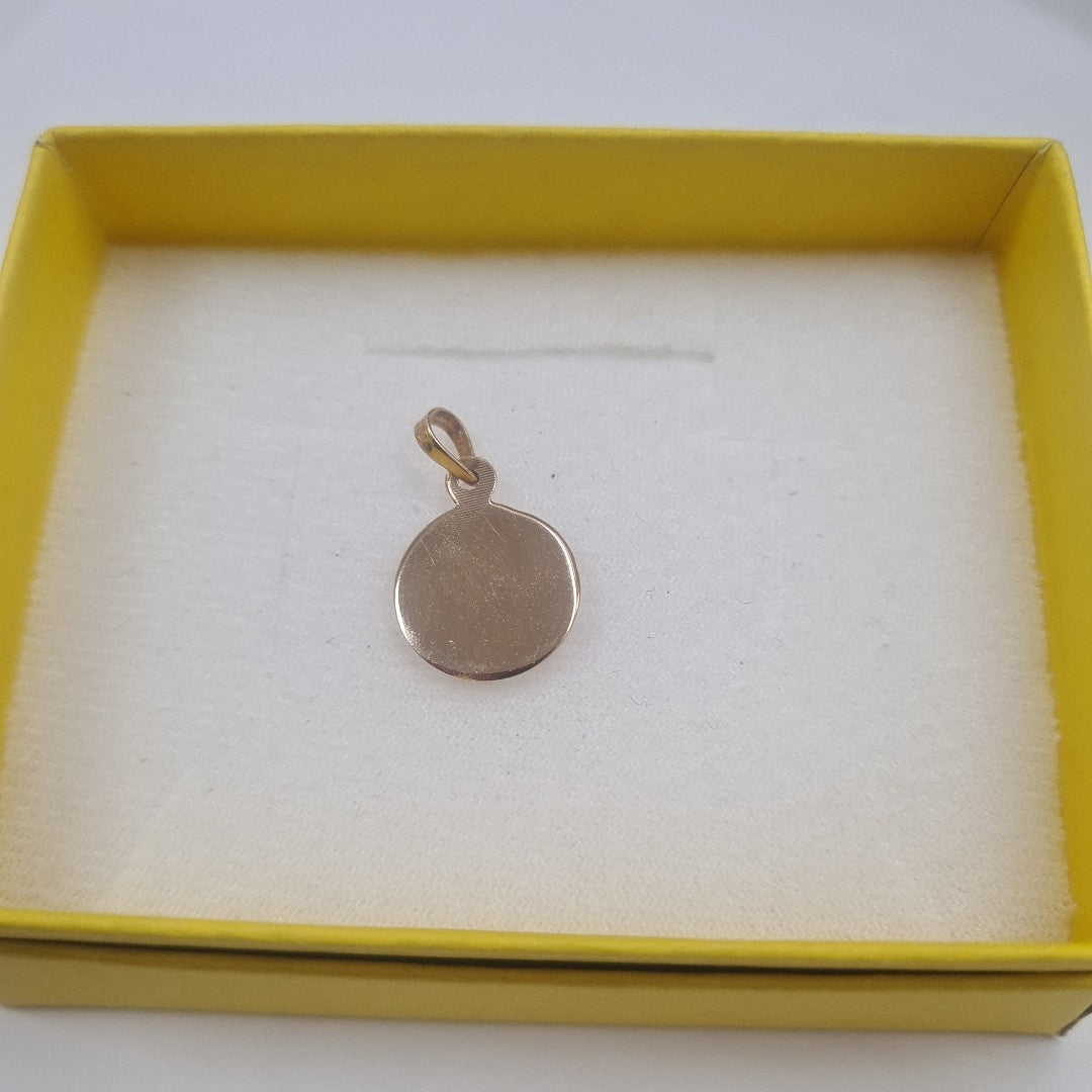 MEDALLA RELIGIOSA ORO 14 K 1 GRMS (SEMINUEVO)