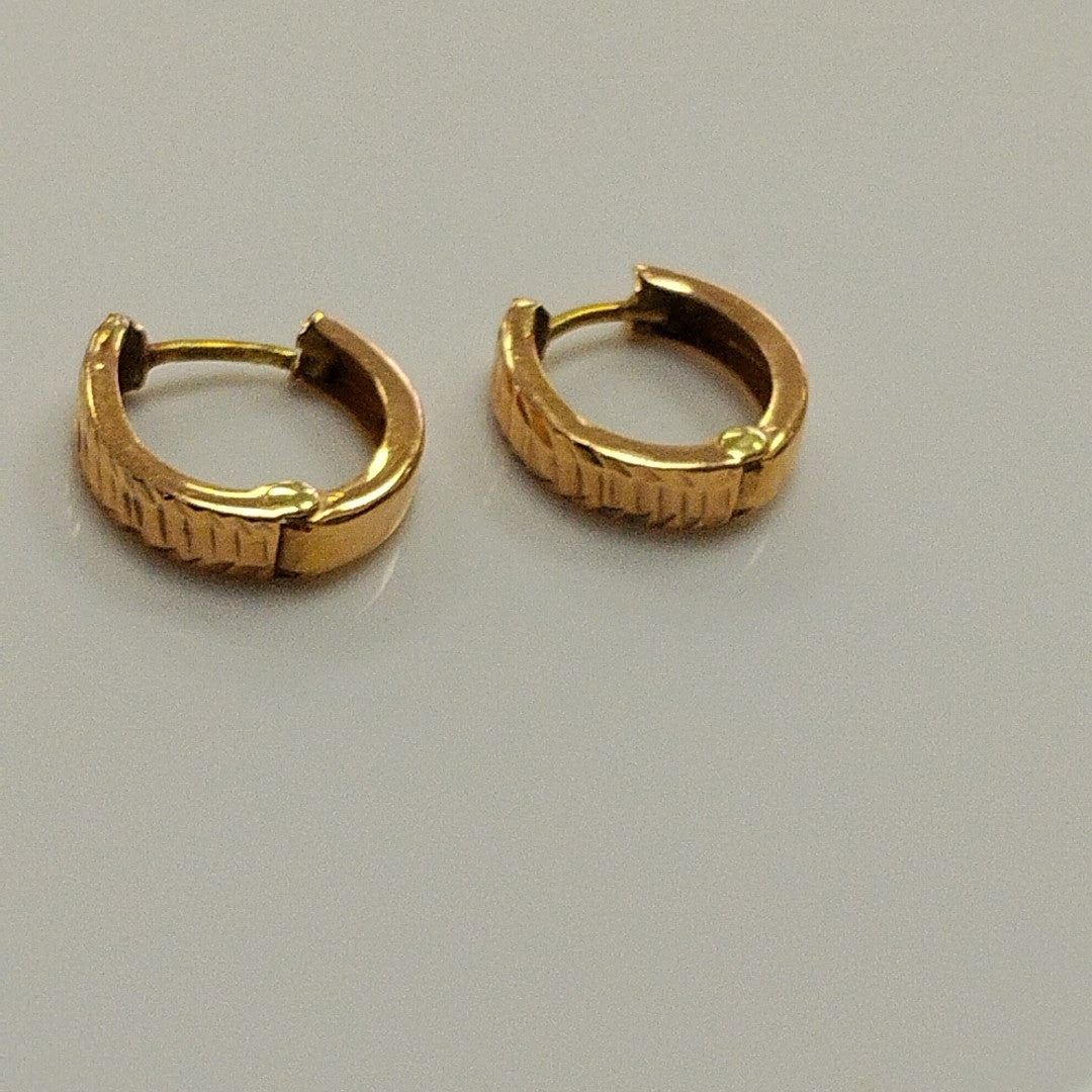 ARRACADAS PAR ORO 14 K 1,20 GRMS (SEMINUEVO)