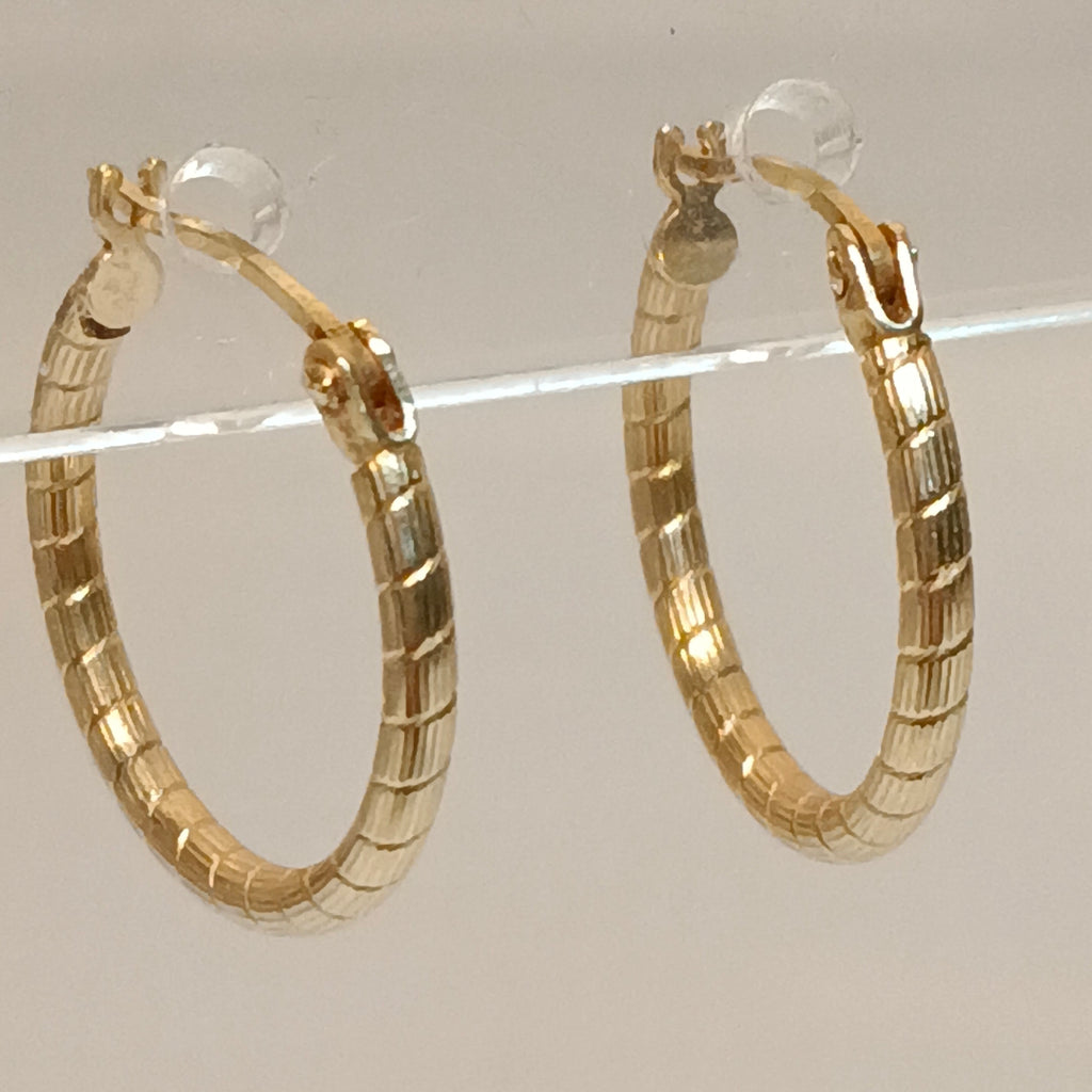 ARRACADAS PAR ORO 14 K 1,50 GRMS (SEMINUEVO)