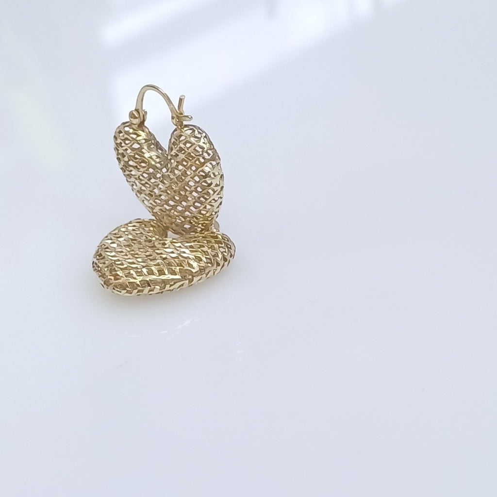 ARRACADAS PAR ORO 14 K 2.5 GRMS (SEMINUEVO)