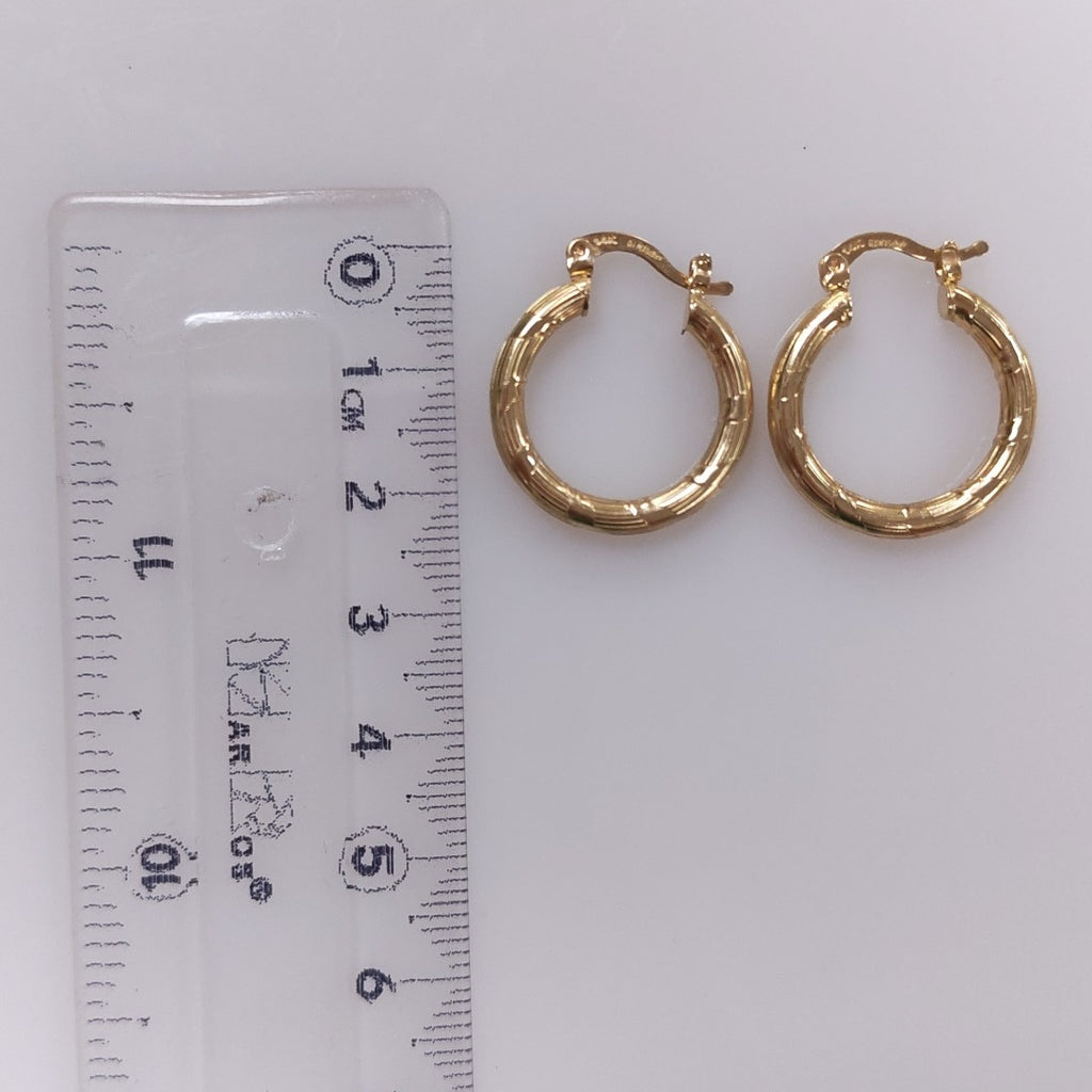 ARETES ARRACADAS 14K 2.7 GR (NUEVO)