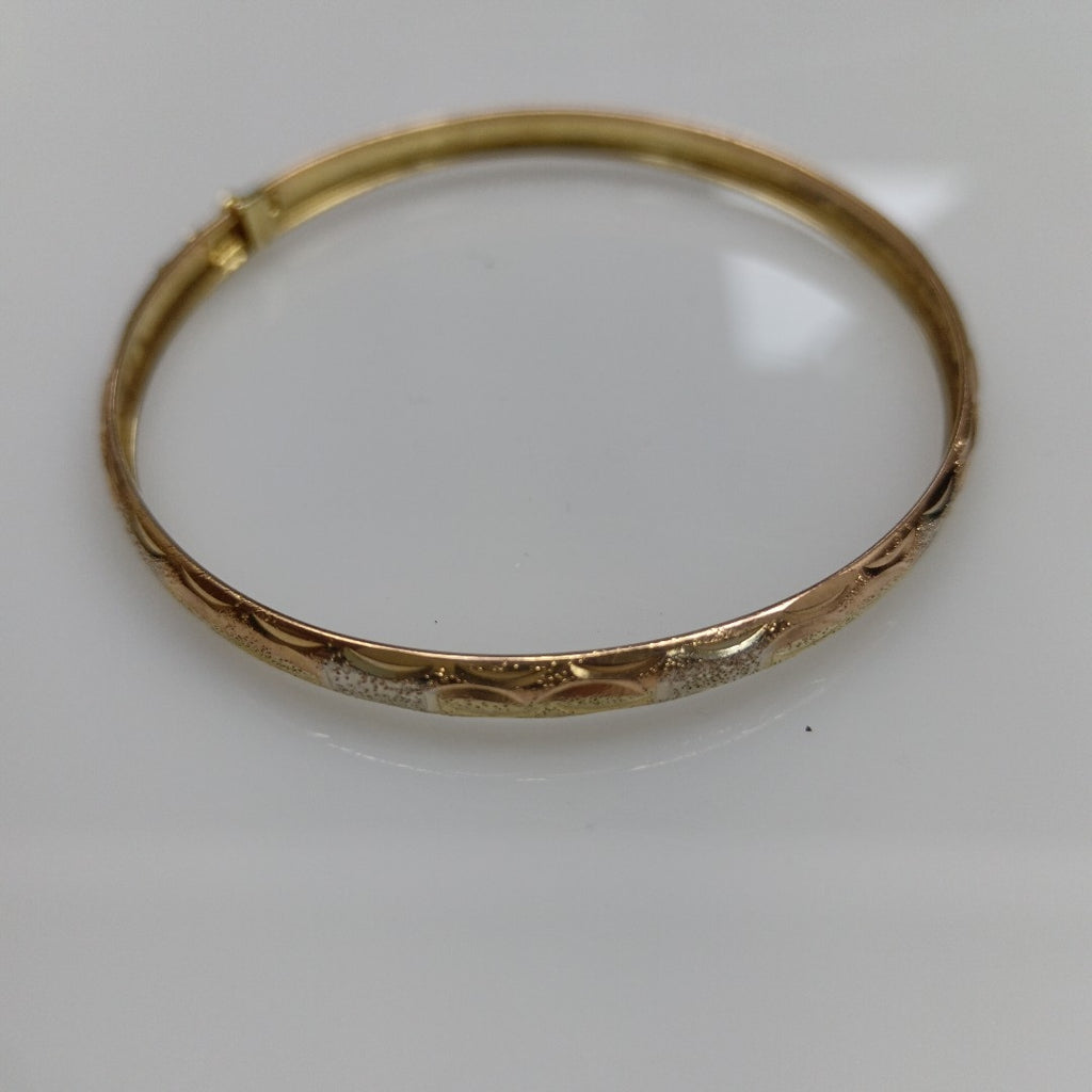 PULSERA RIGIDA ORO 14 K 4.5 GRMS (SEMINUEVO)