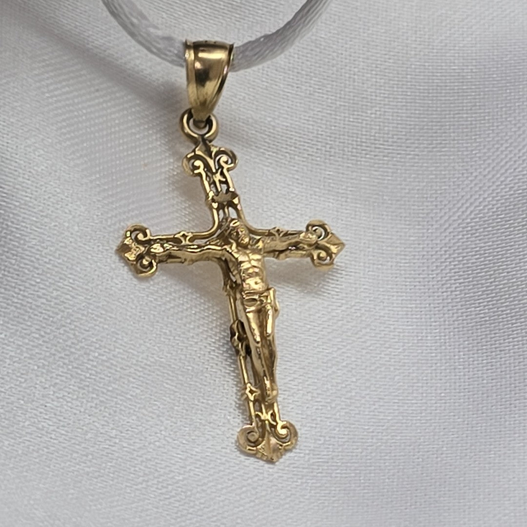 CRUCIFIJO ORO 14 K 1.6 GRMS (SEMINUEVO)