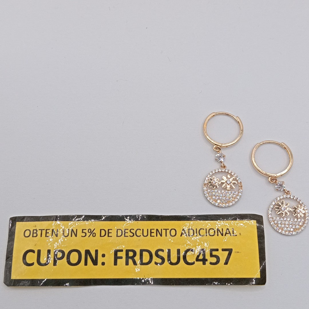 ARETES PAR ORO 10 K 2.6 GRMS (SEMINUEVO)