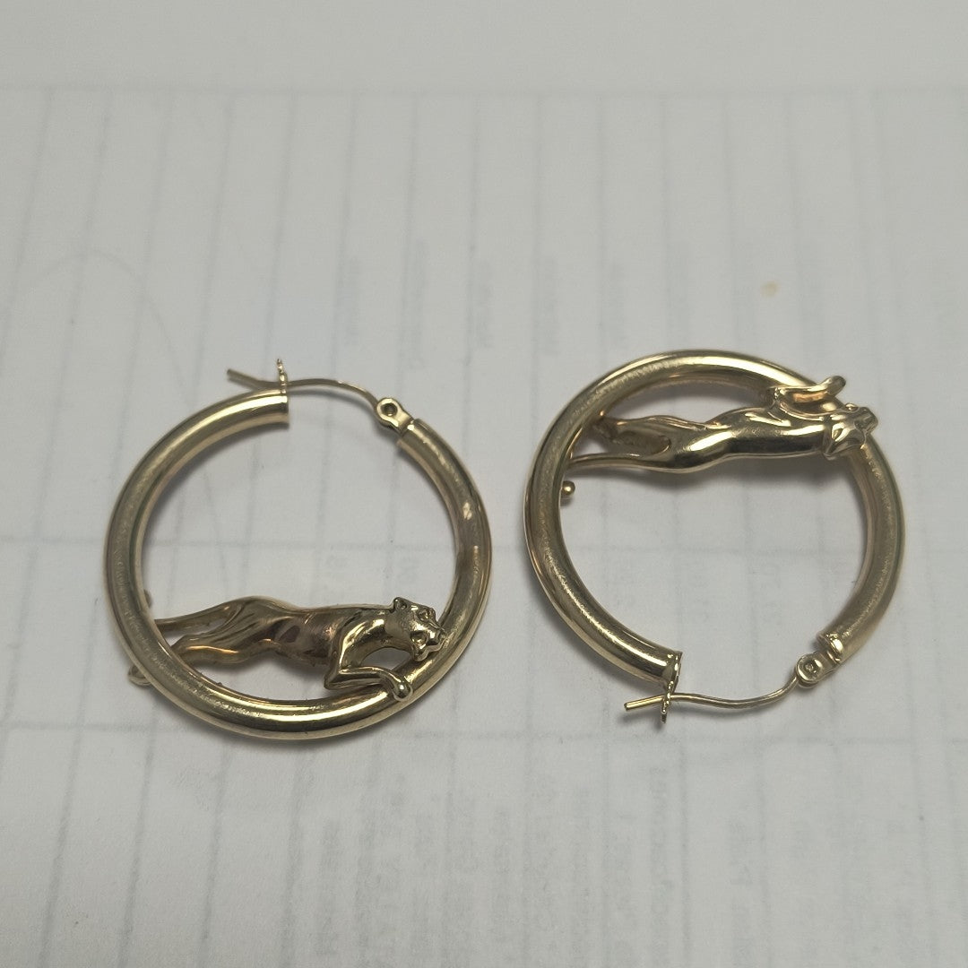 ARRACADAS PAR ORO 14 K 4,50 GRMS (SEMINUEVO)