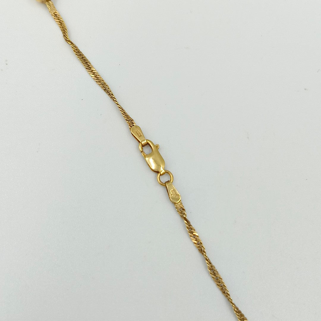 COLLAR ORO COMBINADO 14 K 15,20 GRMS (SEMINUEVO)
