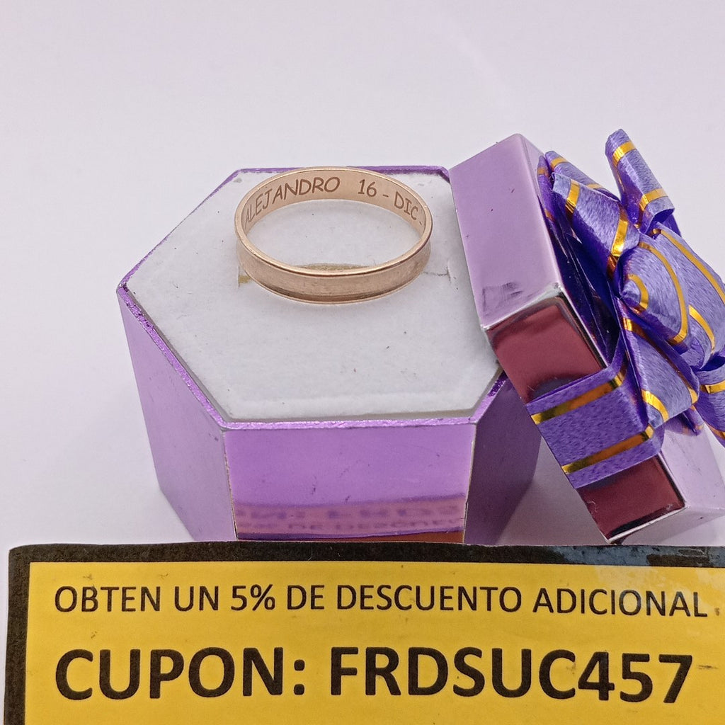 ARGOLLA ORO 14 K 1,80 GRMS (SEMINUEVO)