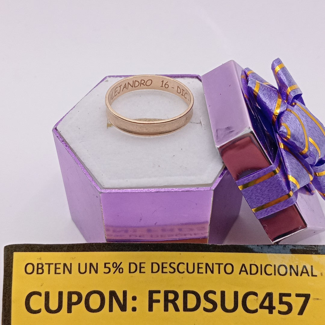 ARGOLLA ORO 14 K 1,80 GRMS (SEMINUEVO)