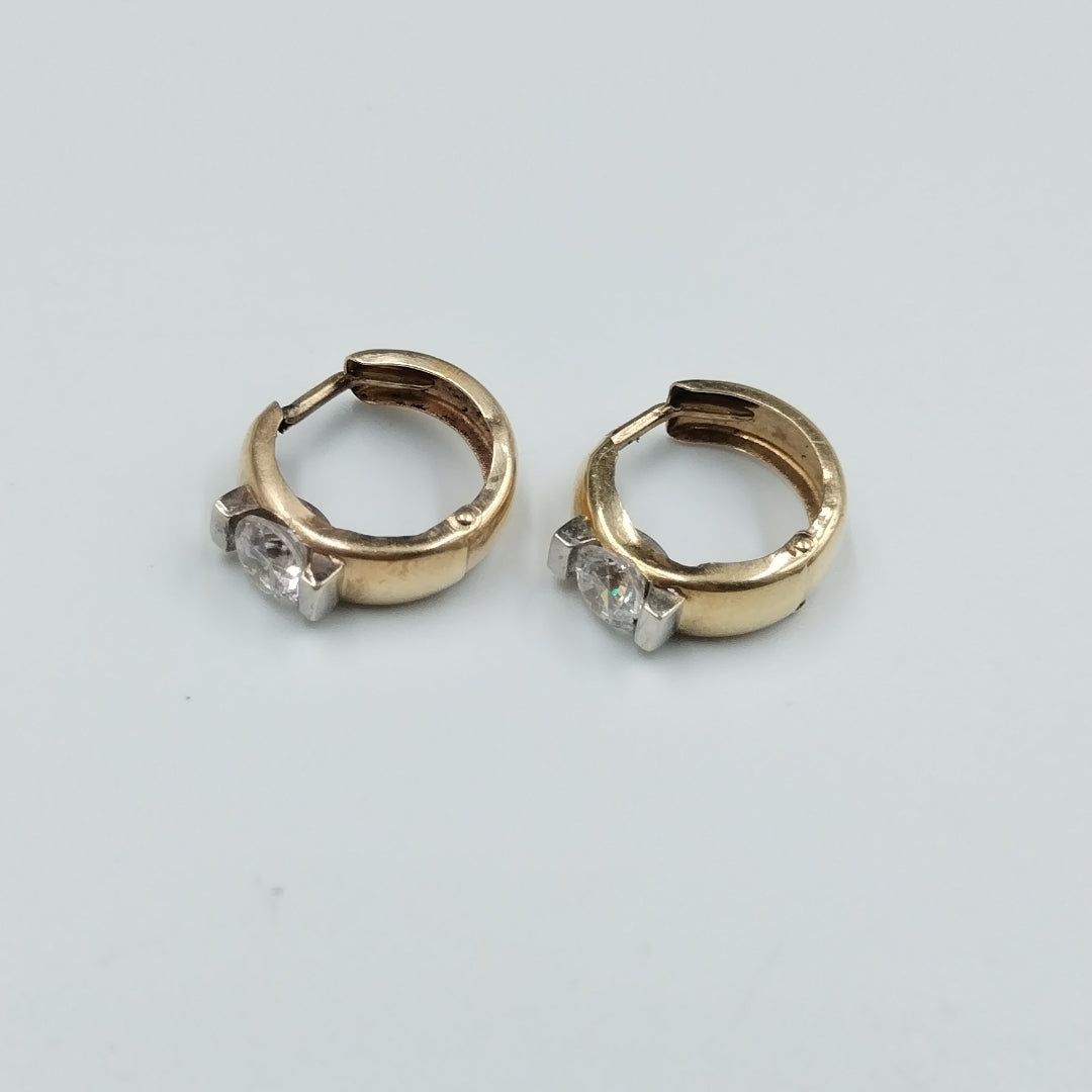 ARETES PAR ORO 14 K 3,00 GRMS (SEMINUEVO)