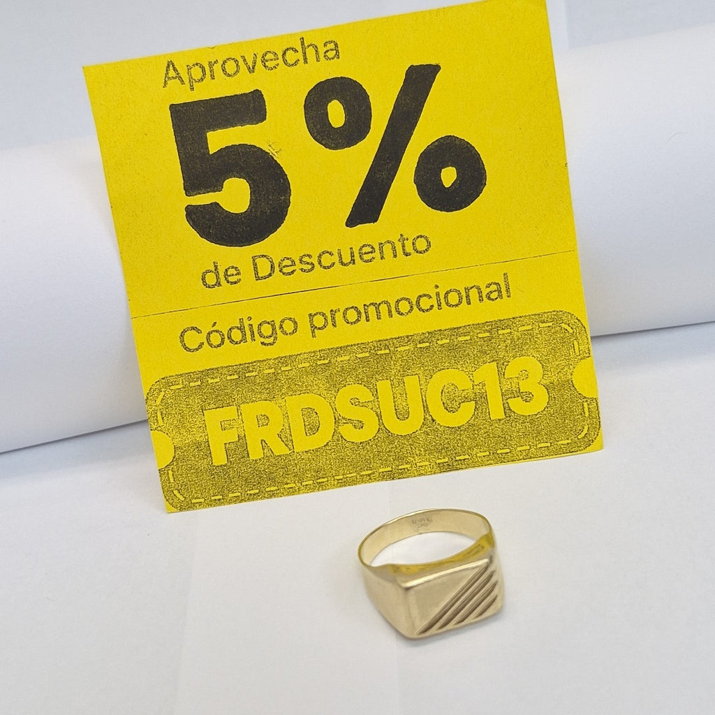 ANILLO ORO 10 K 3.4 GRMS (SEMINUEVO)