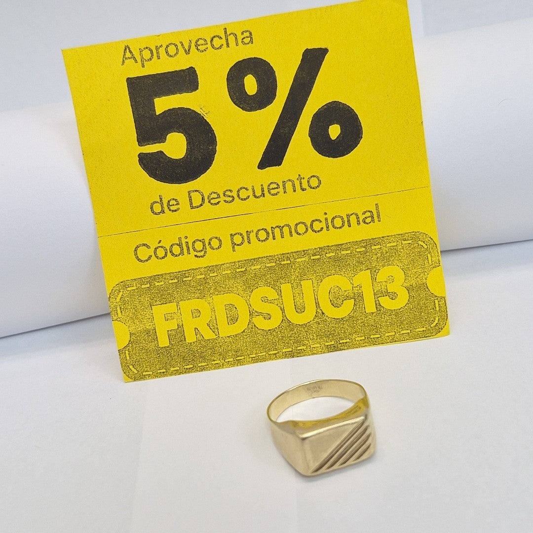 ANILLO ORO 10 K 3.4 GRMS (SEMINUEVO)