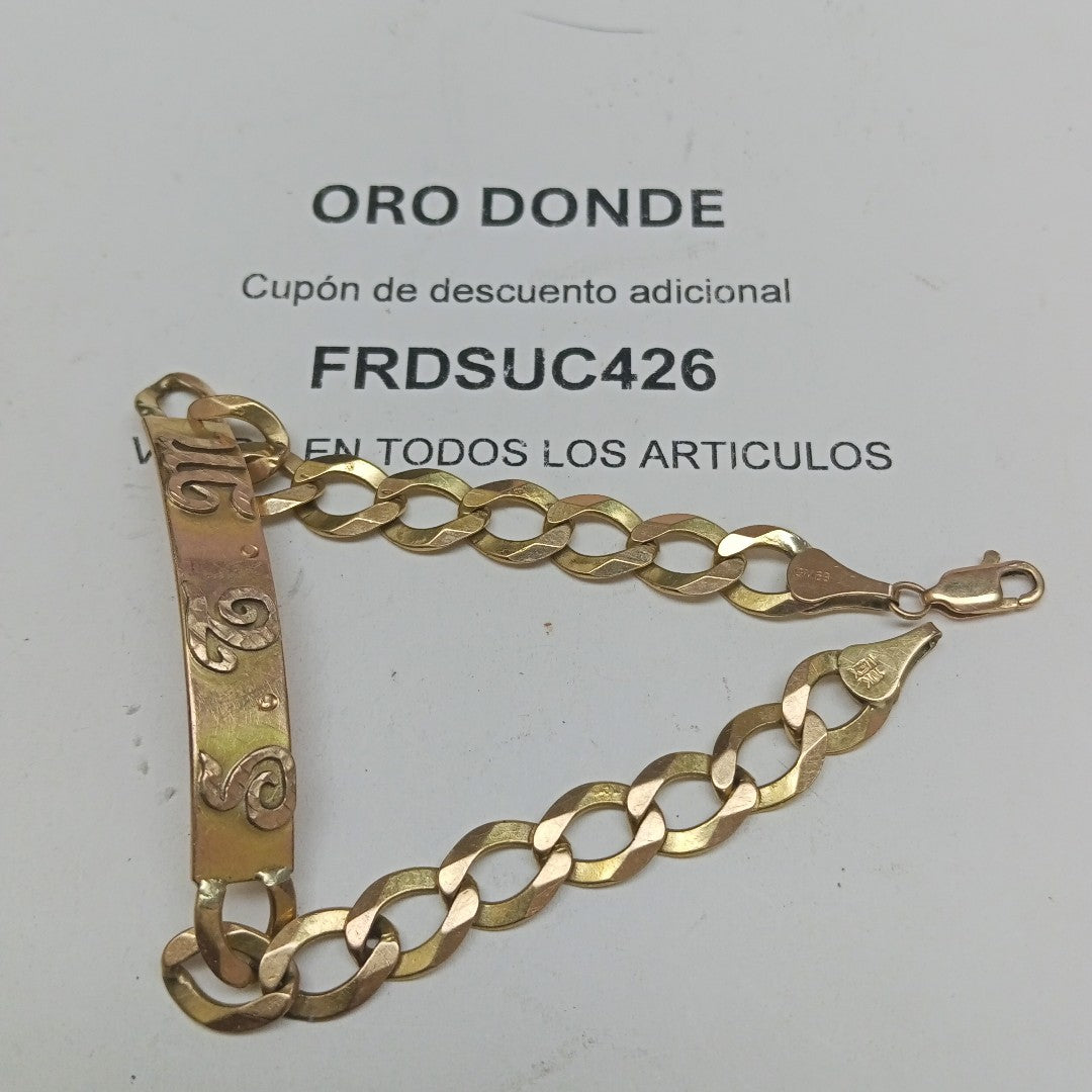 ESCLAVA ORO 10 K 14 GRMS (SEMINUEVO)