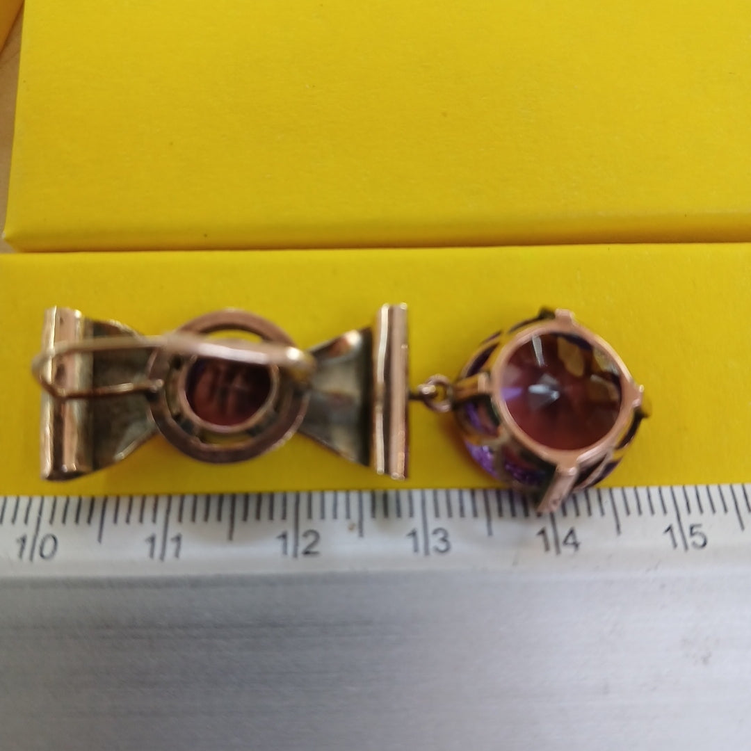 ARETES PAR ORO 8 K 16.7 GRMS (SEMINUEVO)