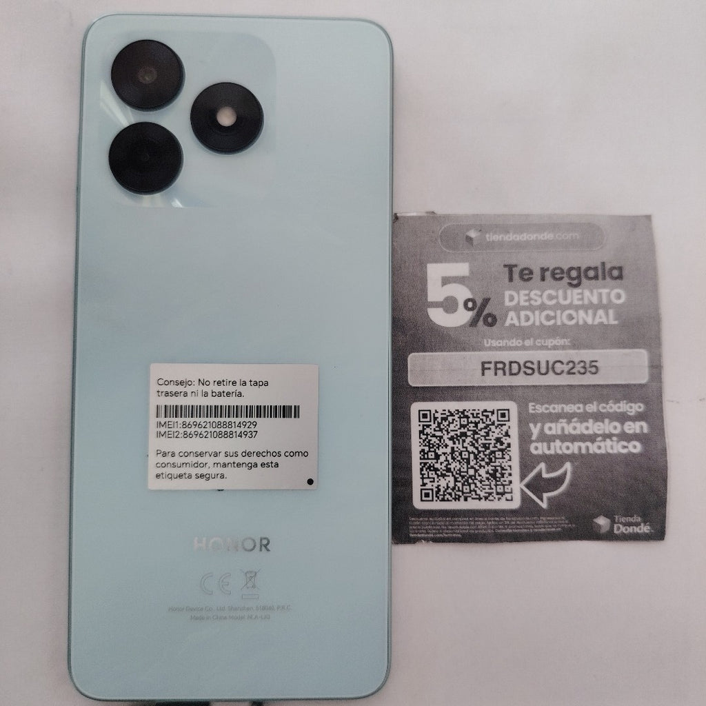 CELULAR HONOR X5C NLA-LX3 (2025) 256 GB 6 GB RAM (SEMINUEVO)