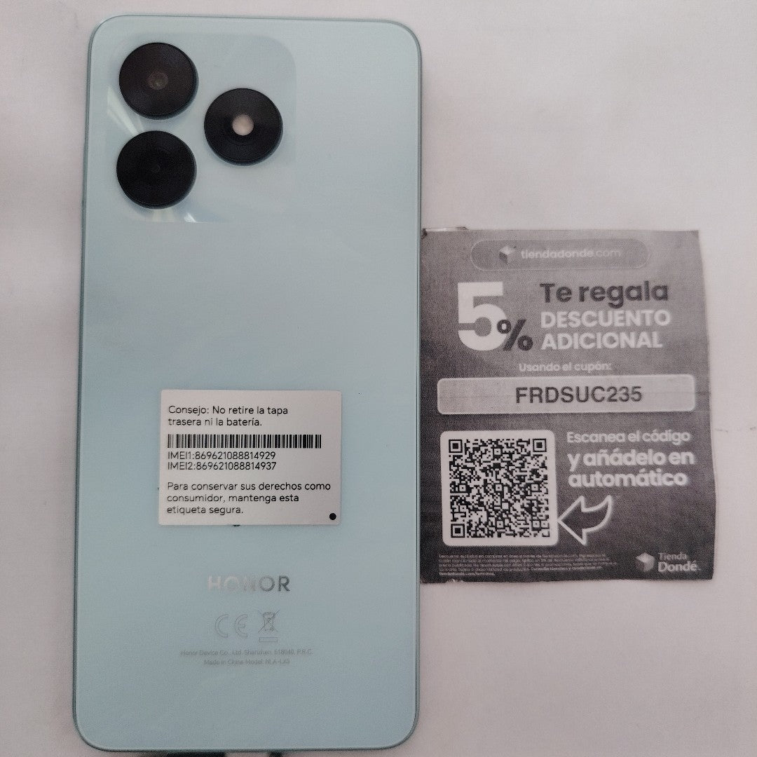 CELULAR HONOR X5C NLA-LX3 (2025) 256 GB 6 GB RAM (SEMINUEVO)