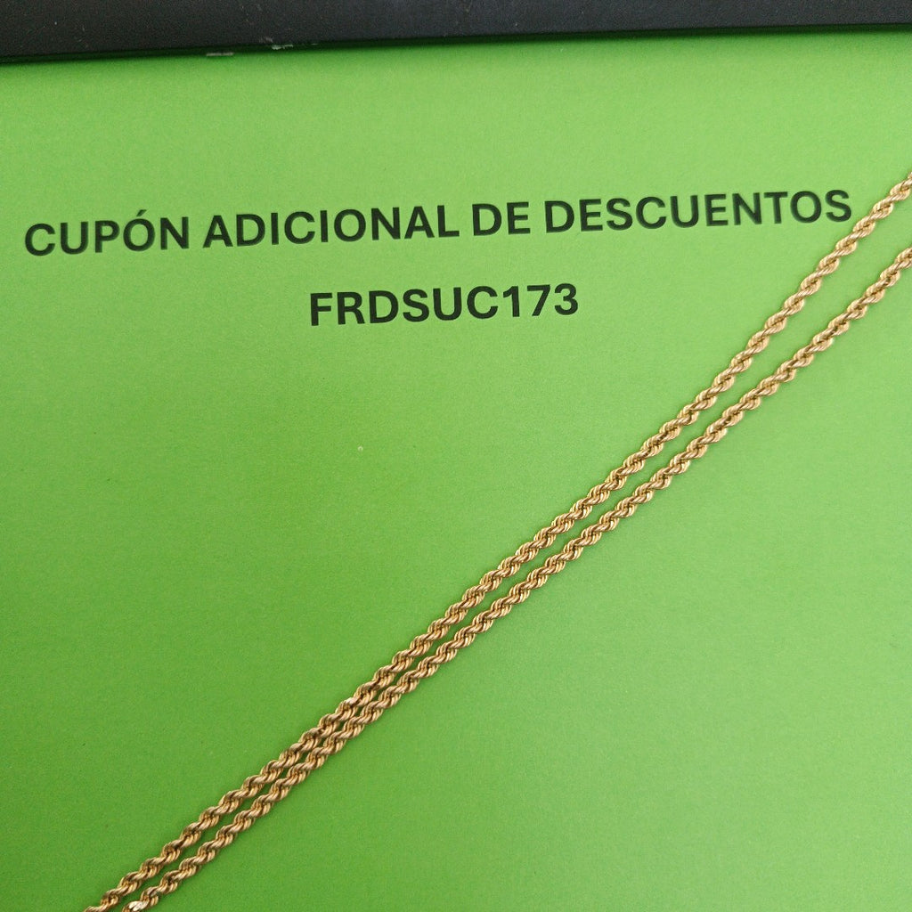 CADENA ORO 14 K 4.7 GRMS (SEMINUEVO)