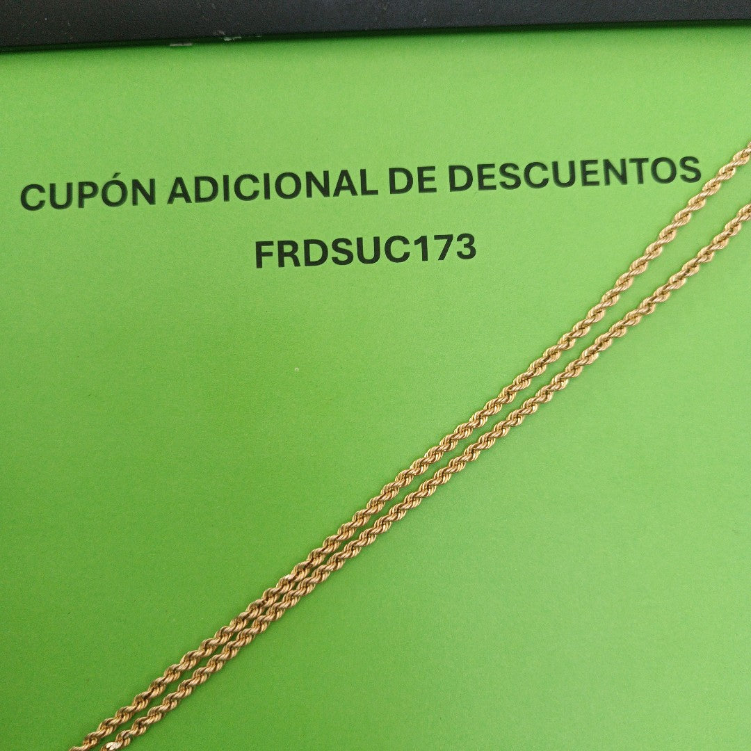 CADENA ORO 14 K 4.7 GRMS (SEMINUEVO)