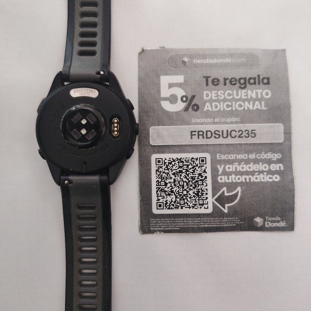SMARTWATCH GARMIN FORERUNNER 165 MUSIC 43 MM GPS (SEMINUEVO)
