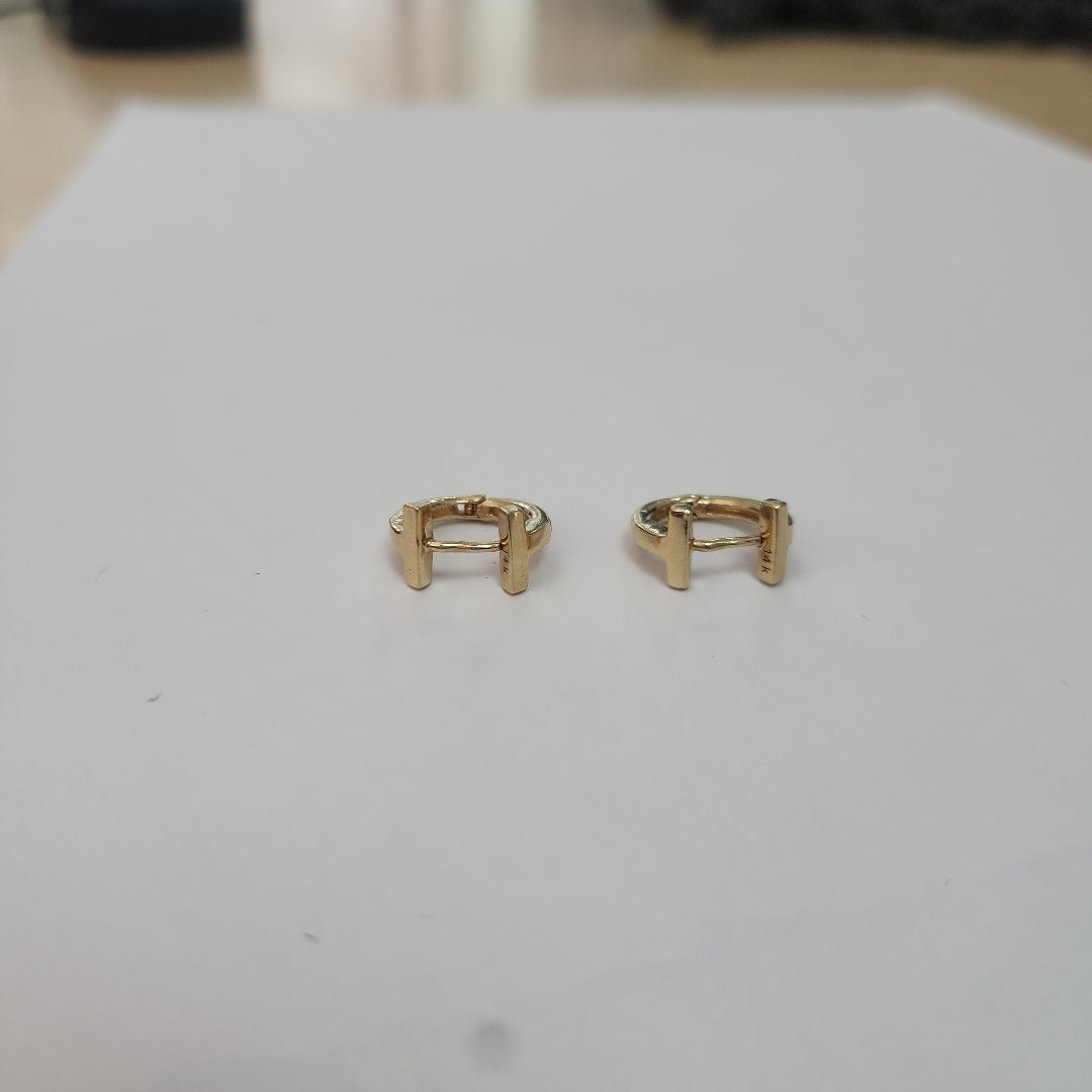 ARRACADAS PAR ORO 14 K 3,50 GRMS (SEMINUEVO)