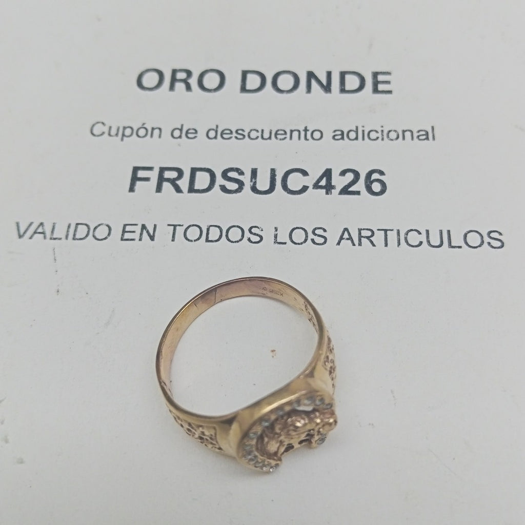 ANILLO ORO 10 K 6.4 GRMS (SEMINUEVO)