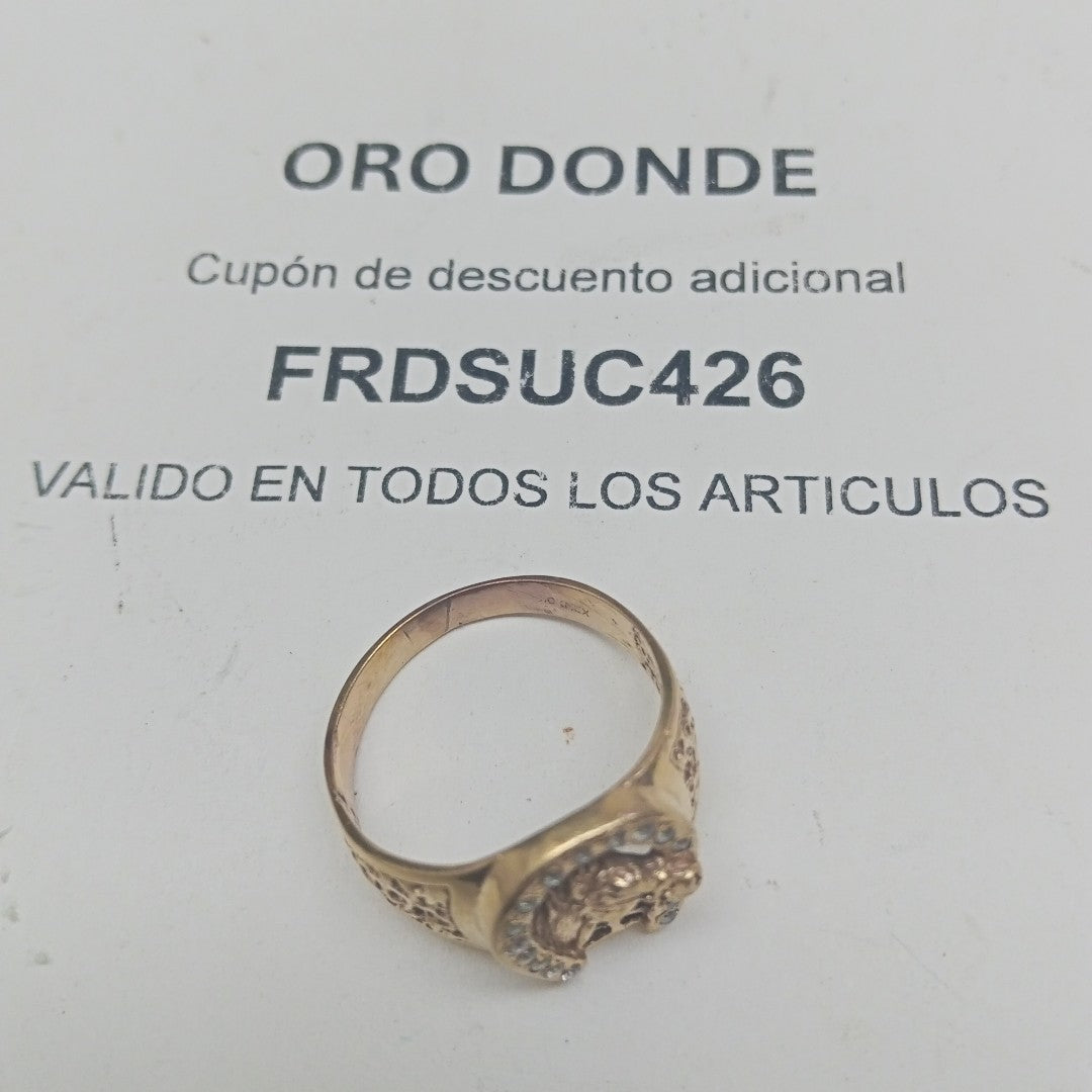 ANILLO ORO 10 K 6.4 GRMS (SEMINUEVO)