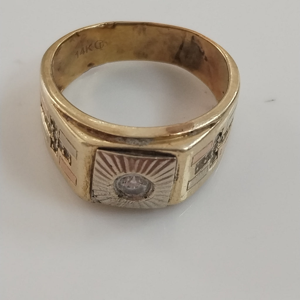 ANILLO ORO 14 K 5.7 GRMS (SEMINUEVO)