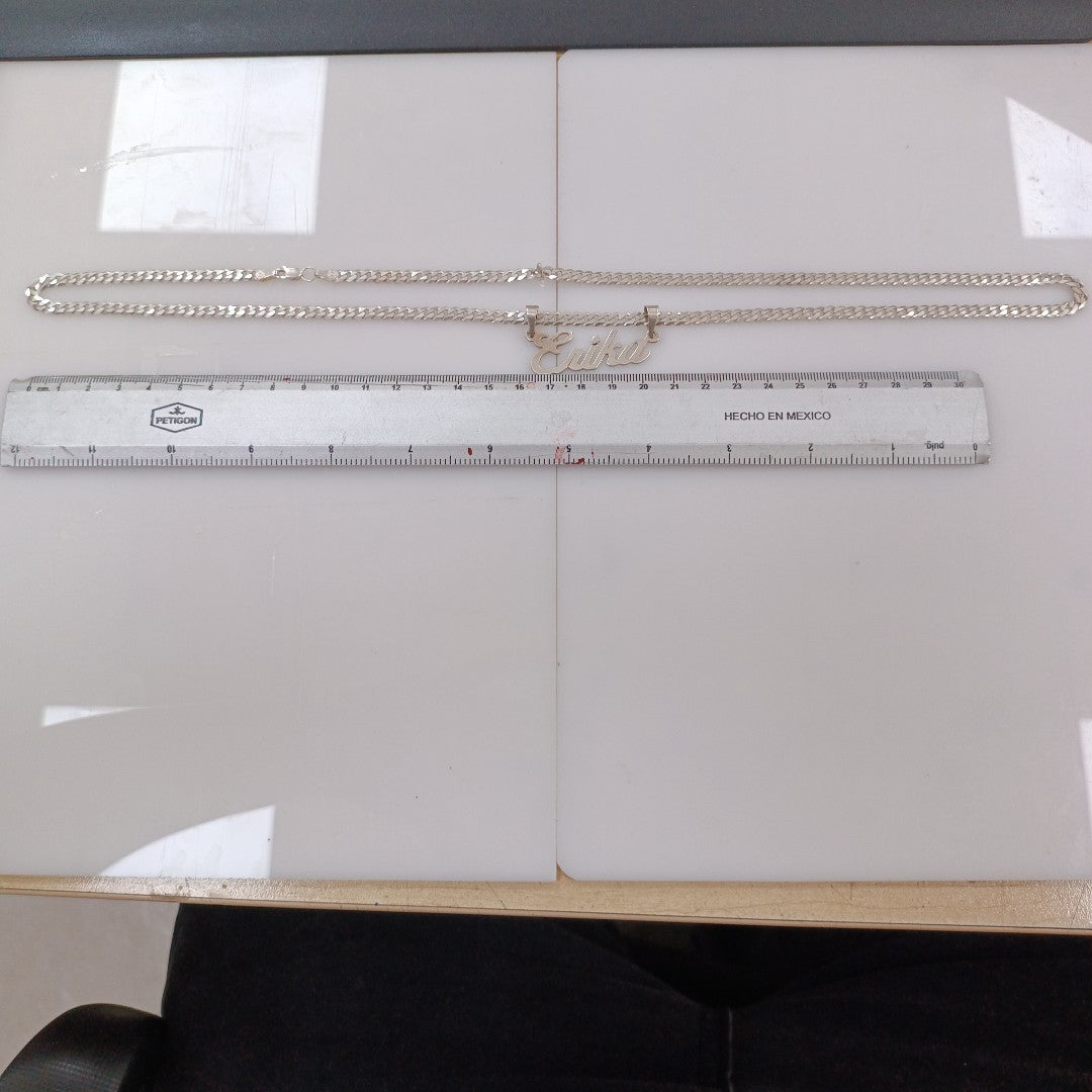CADENA, DIJE PLATA 27.3 GRMS (SEMINUEVO)