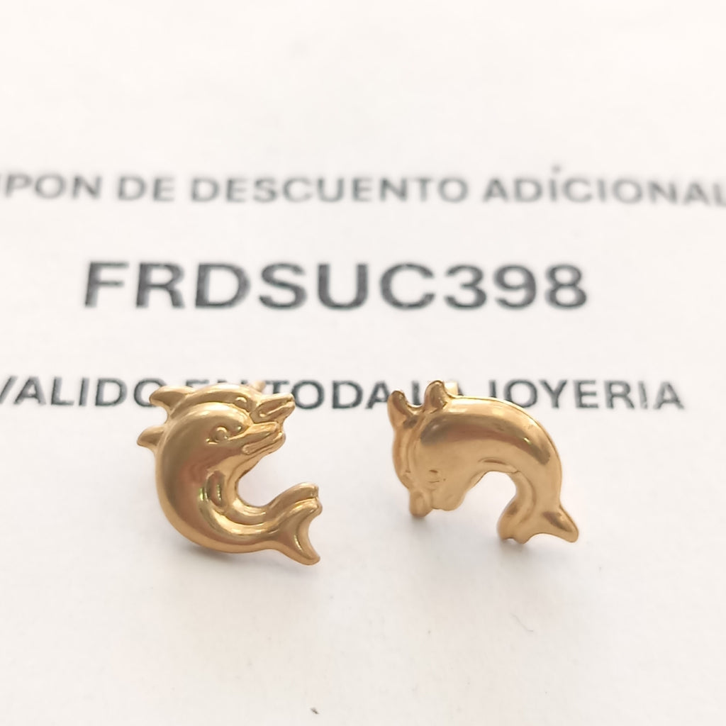 ARETES PAR ORO 10 K 1.4 GRMS (SEMINUEVO)