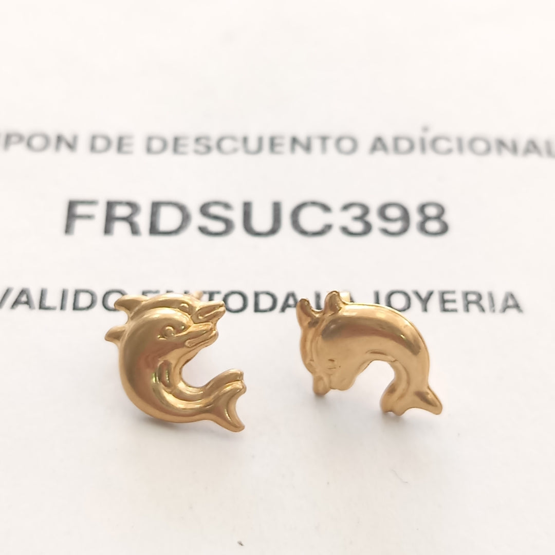 ARETES PAR ORO 10 K 1.4 GRMS (SEMINUEVO)