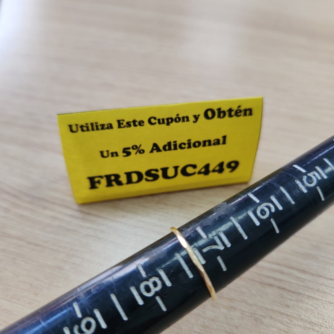 ARGOLLA ORO 14 K 0.6 GRMS (SEMINUEVO)