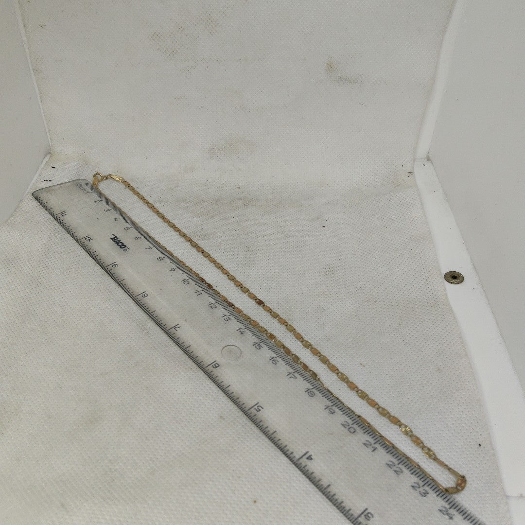 CADENA ORO COMBINADO 10 K 3.9 GRMS (SEMINUEVO)