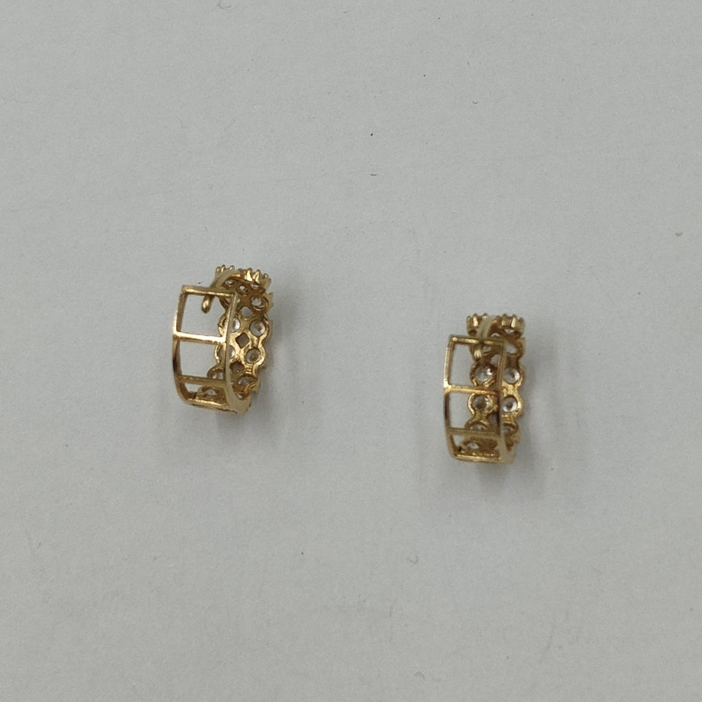 ARRACADAS PAR ORO 10 K 1.7 GRMS (SEMINUEVO)