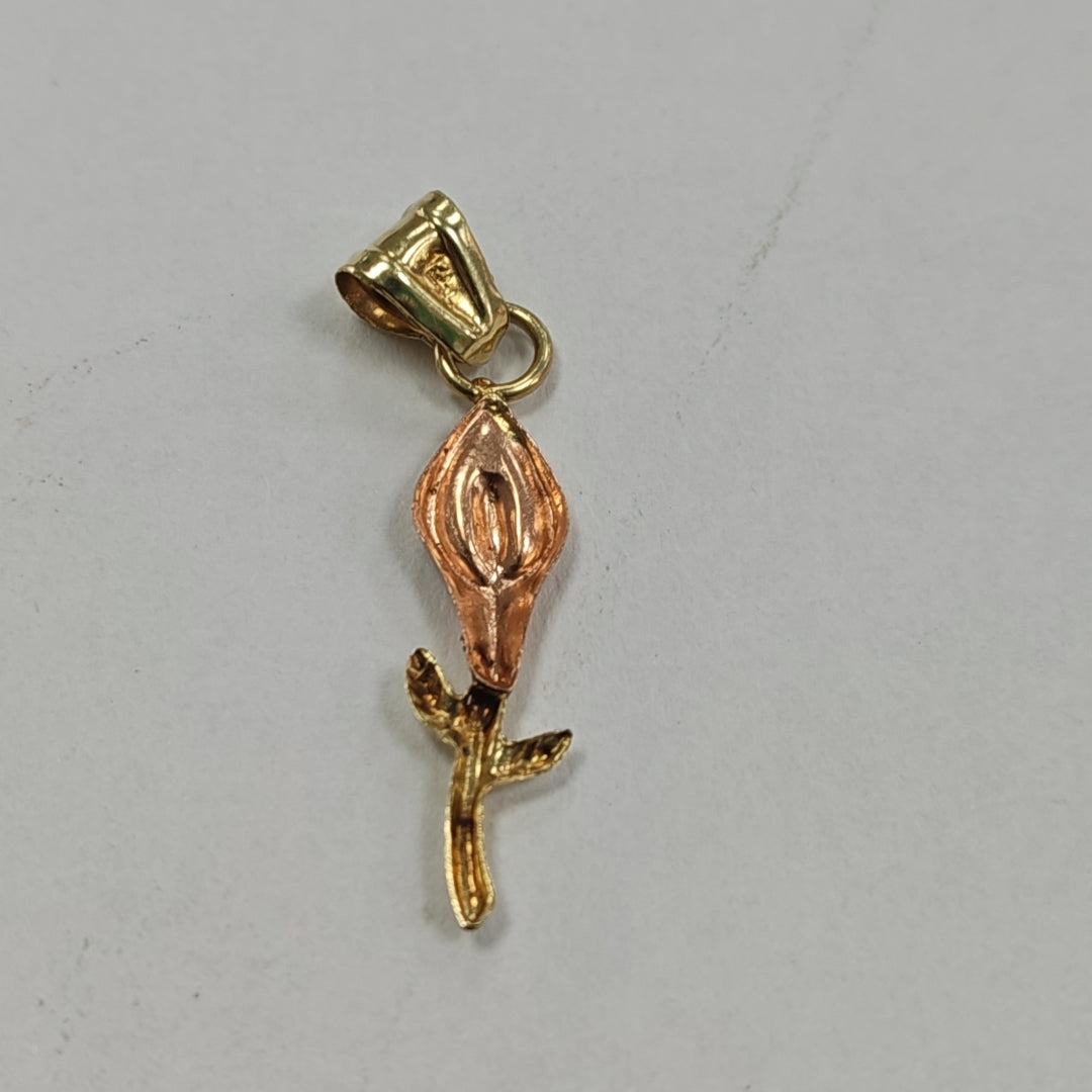 DIJE ORO,ORO COMBINADO 14 K 0,40 GRMS (SEMINUEVO)