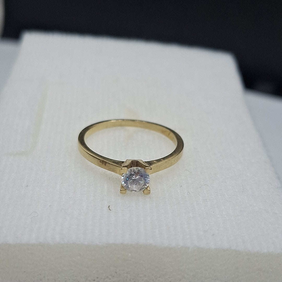 ANILLO ORO 10 K 1.9 GRMS (SEMINUEVO)
