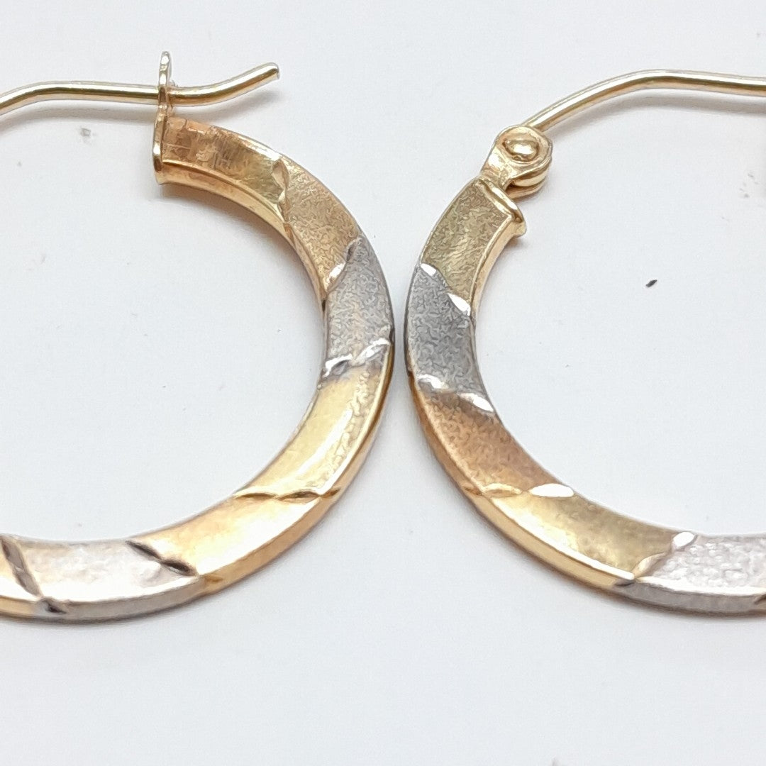 ARRACADAS PAR ORO 14 K 1 GRMS (SEMINUEVO)
