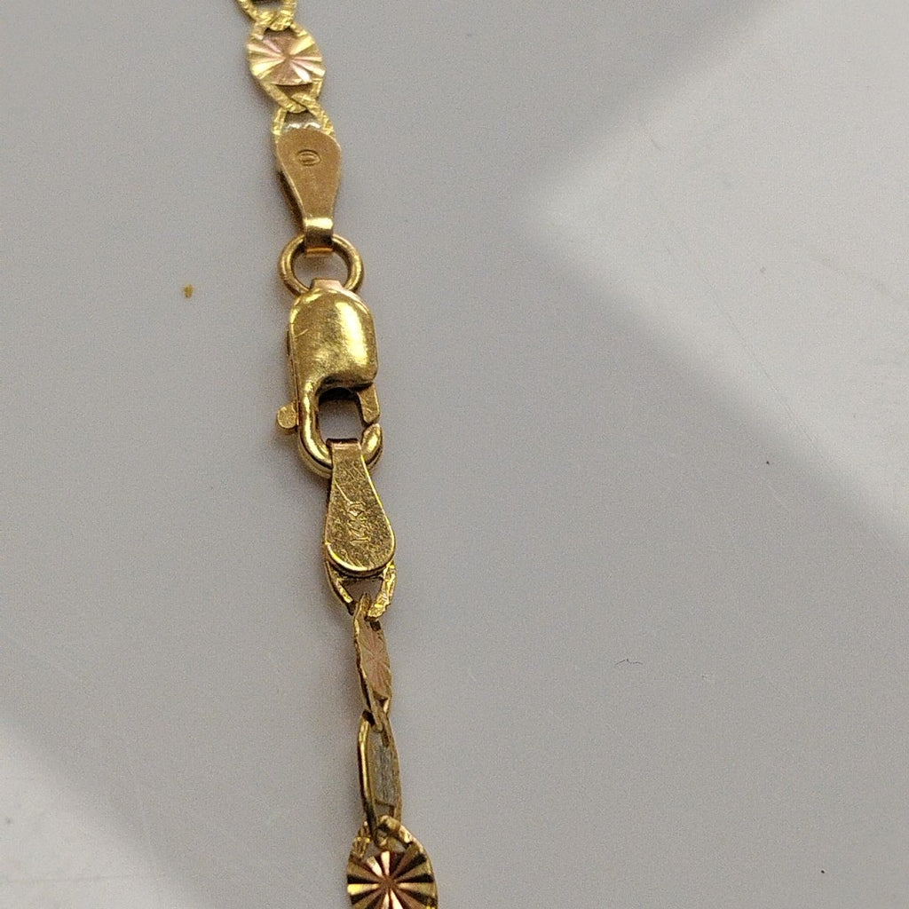 CADENA ORO, ORO COMBINADO 14 K 3.9 GRMS (SEMINUEVO)