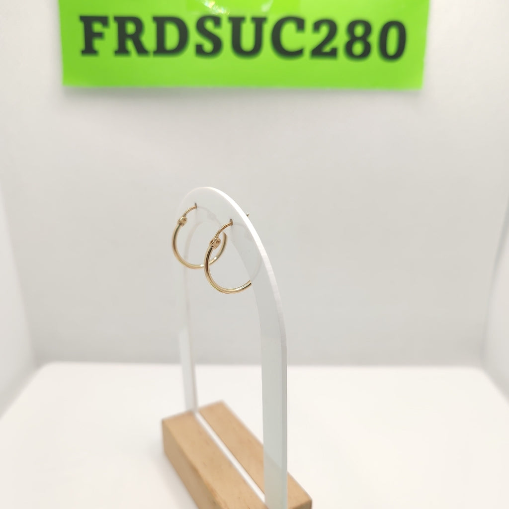 ARRACADAS PAR ORO 10 K 1 GRMS (SEMINUEVO)