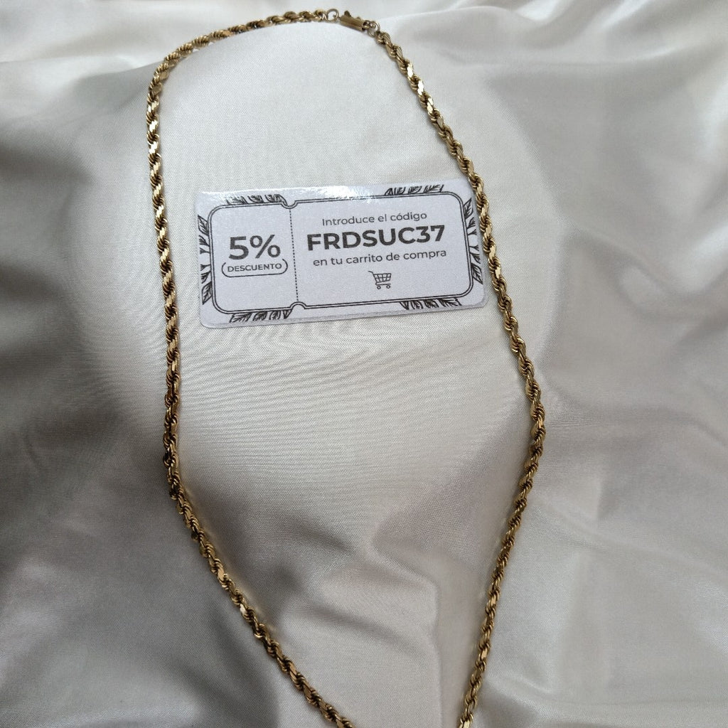 CADENA ORO 10 K 24.5 GRMS (SEMINUEVO)