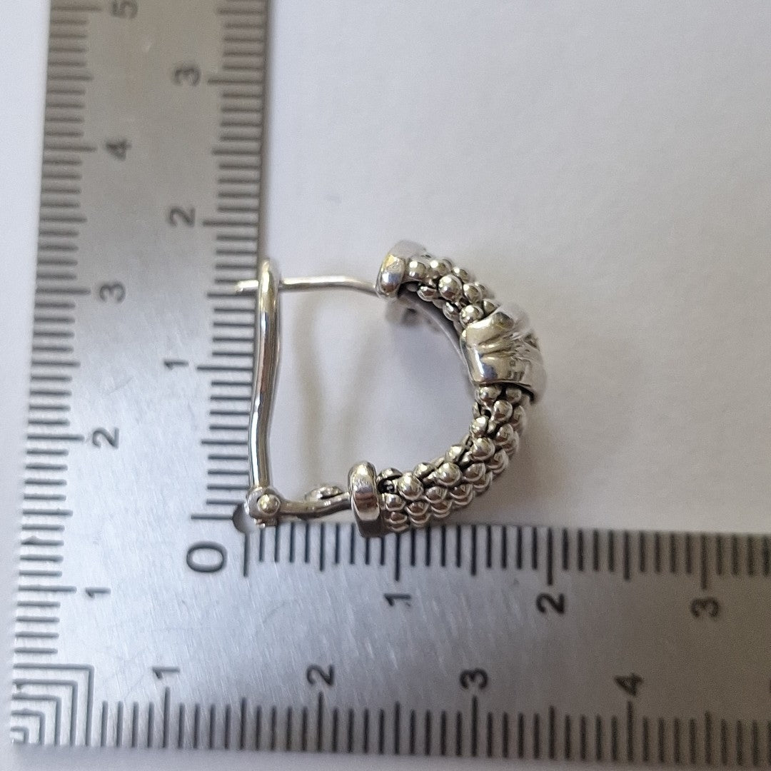 ARETES PAR ORO BLANCO 10 K 12.5 GRMS (SEMINUEVO)