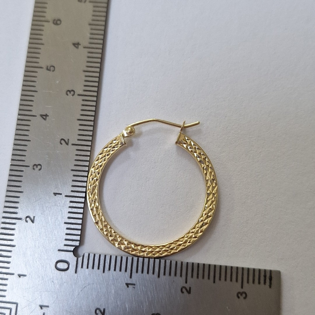 ARRACADAS PAR ORO 14 K 1.3 GRMS (SEMINUEVO)