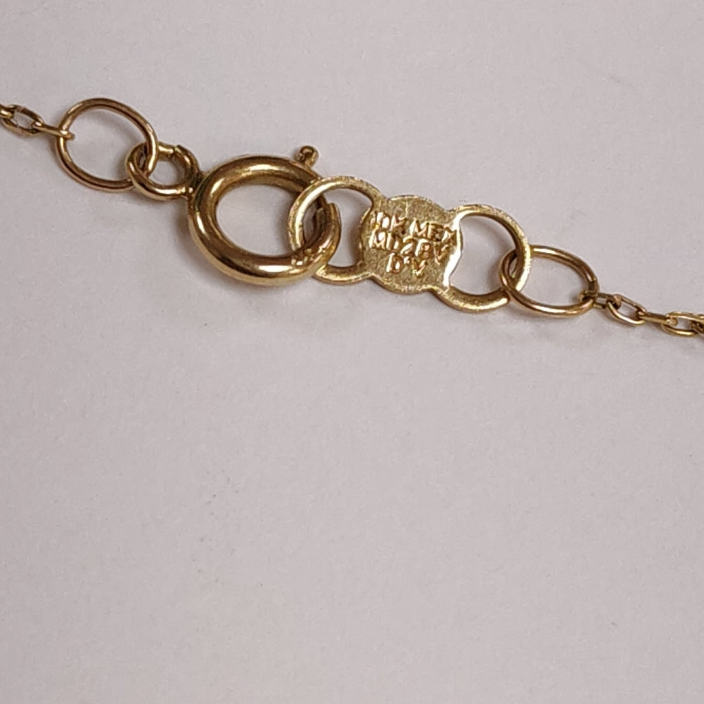 CADENA, DIJE ORO 10 K 1.4 GRMS (SEMINUEVO)